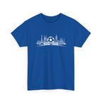 Soccer Stadium Skyline T‑Shirt — City Landmark Football Graphic Tee