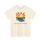 Running Tee — "Just One More Mile" Sunrise Graphic Shirt