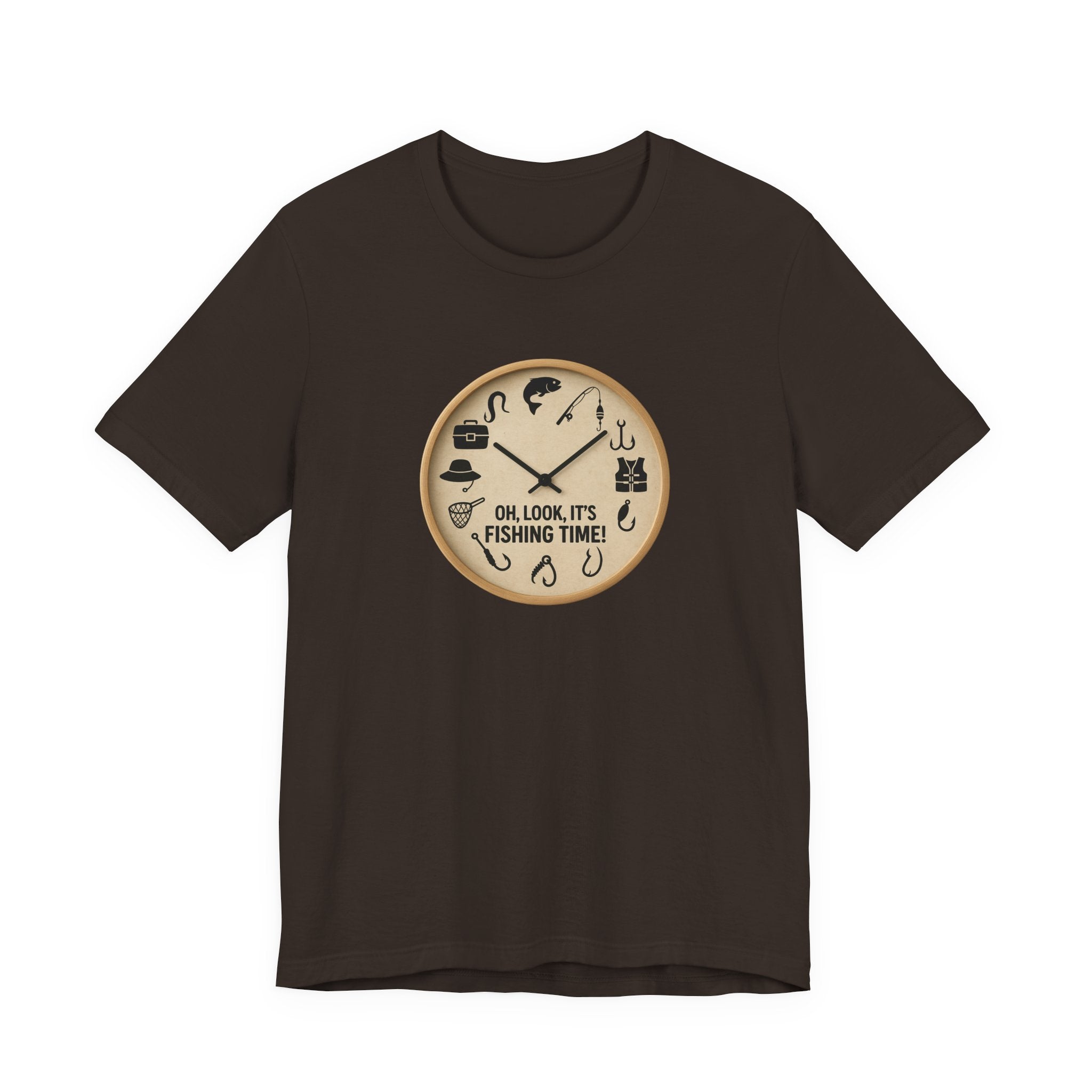 Fishing Time T-Shirt — "Oh, Look, It's Fishing Time" Graphic Tee
