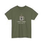 Coffee Mug Tee — "I need a minute... or 6 or 7" Funny Coffee T‑Shirt for Morning People