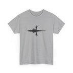 Guitarist Silhouette T-Shirt — Water Reflection Musician Tee