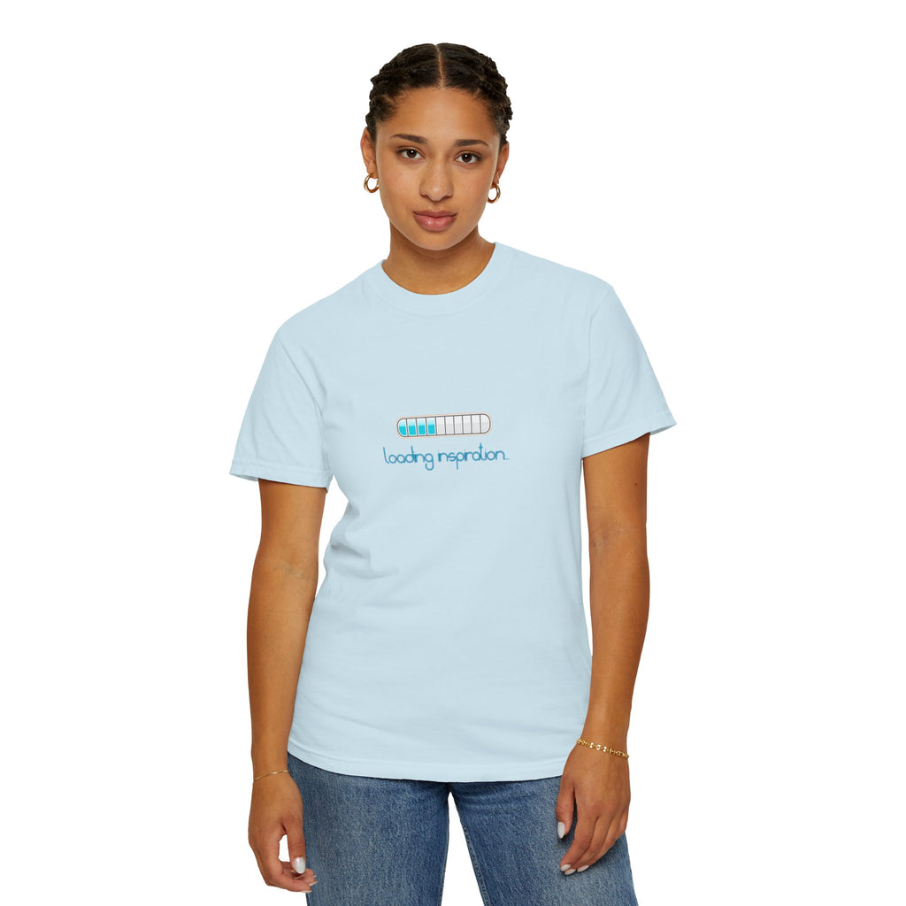 T‑Shirt — "Loading Inspiration" Minimal Progress Bar Graphic Tee