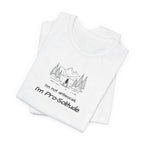 T‑Shirt — "I'm not antisocial, I'm Pro‑Solitude" Mountain Camping Introvert Graphic Tee
