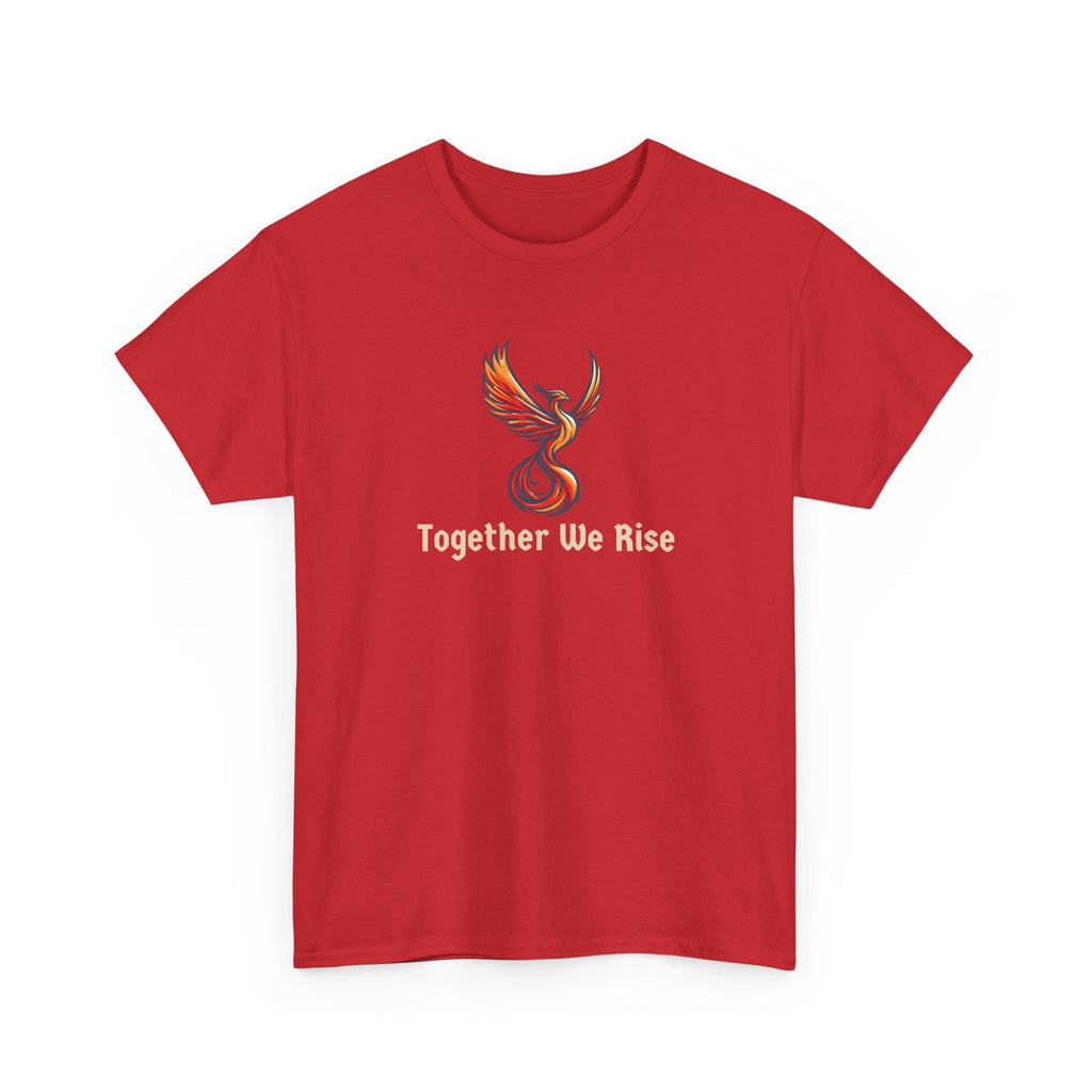 Phoenix Rising T‑Shirt — "Together We Rise" Inspirational Tee