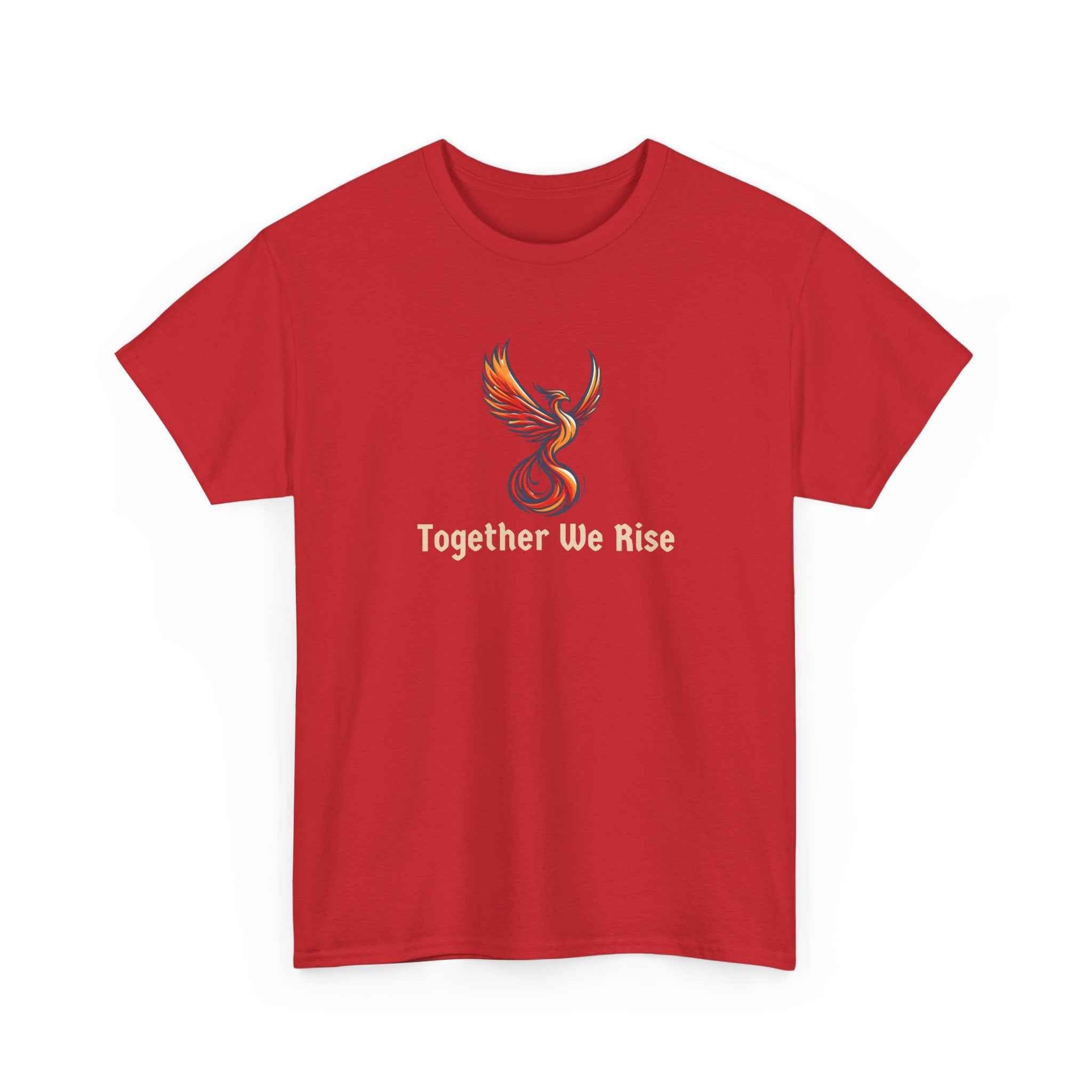 Phoenix Rising T‑Shirt — "Together We Rise" Inspirational Tee