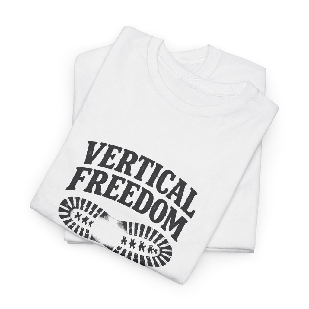 Vertical Freedom Outdoor Adventure Hiking Climbing Bootprint Tee