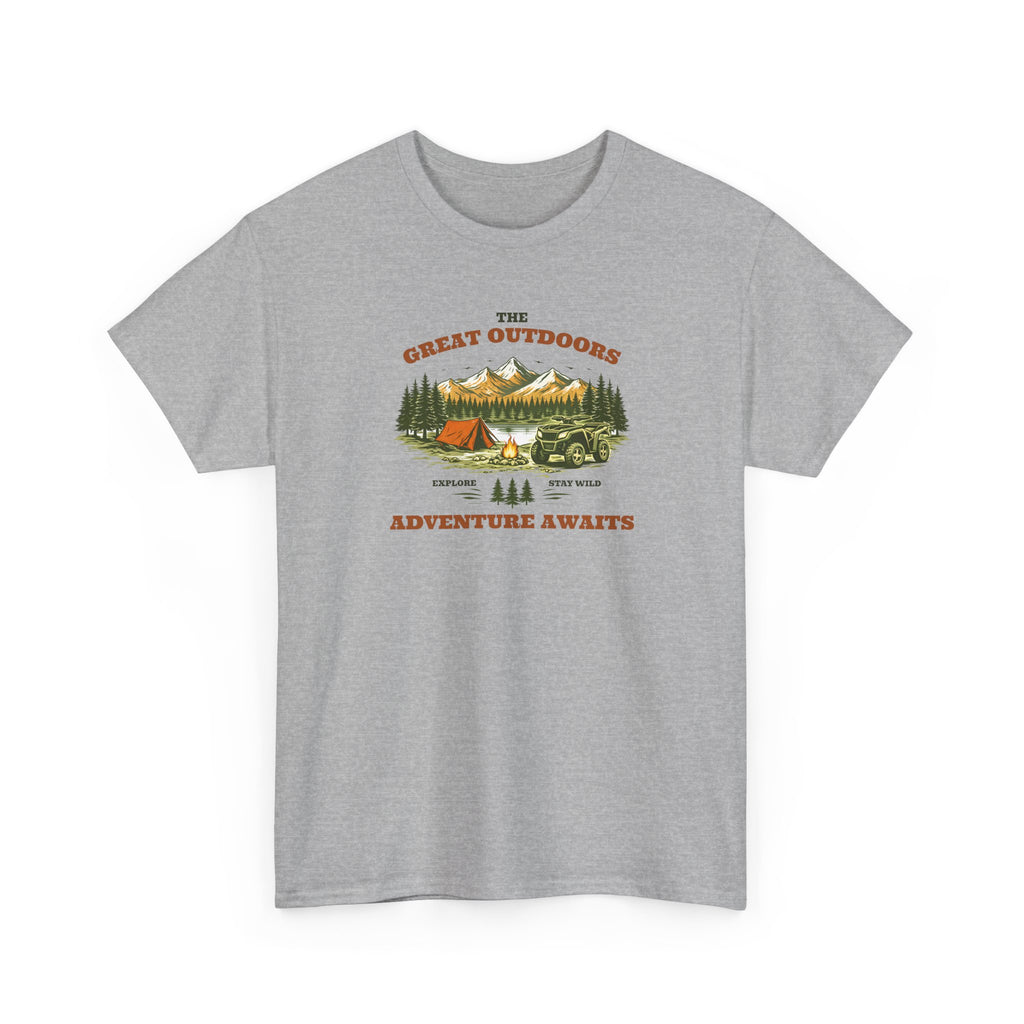 Outdoor Adventure T-Shirt — "The Great Outdoors"  ATV Nature Camping Tee