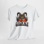 G.O.A.T. Graphic Tee — Fierce Goat Basketball Player Fan Shirt