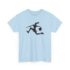 Basketball Player Silhouette T-Shirt — Dynamic Graphic Tee for Basketball Fans