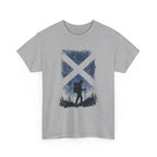 Hiker Scotland Flag T-Shirt — Scottish Hiking Graphic Tee