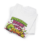 Pickleball Comic Style T‑Shirt  — "Small Court, Big Energy" Graphic Tee