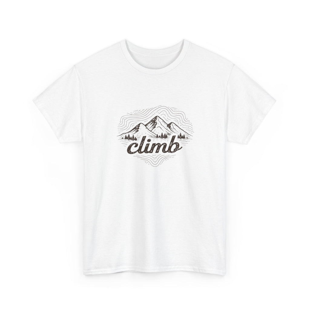 Climb Mountains Graphic Tee — Adventure Hiking T‑Shirt