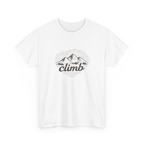 Climb Mountains Graphic Tee — Adventure Hiking T‑Shirt
