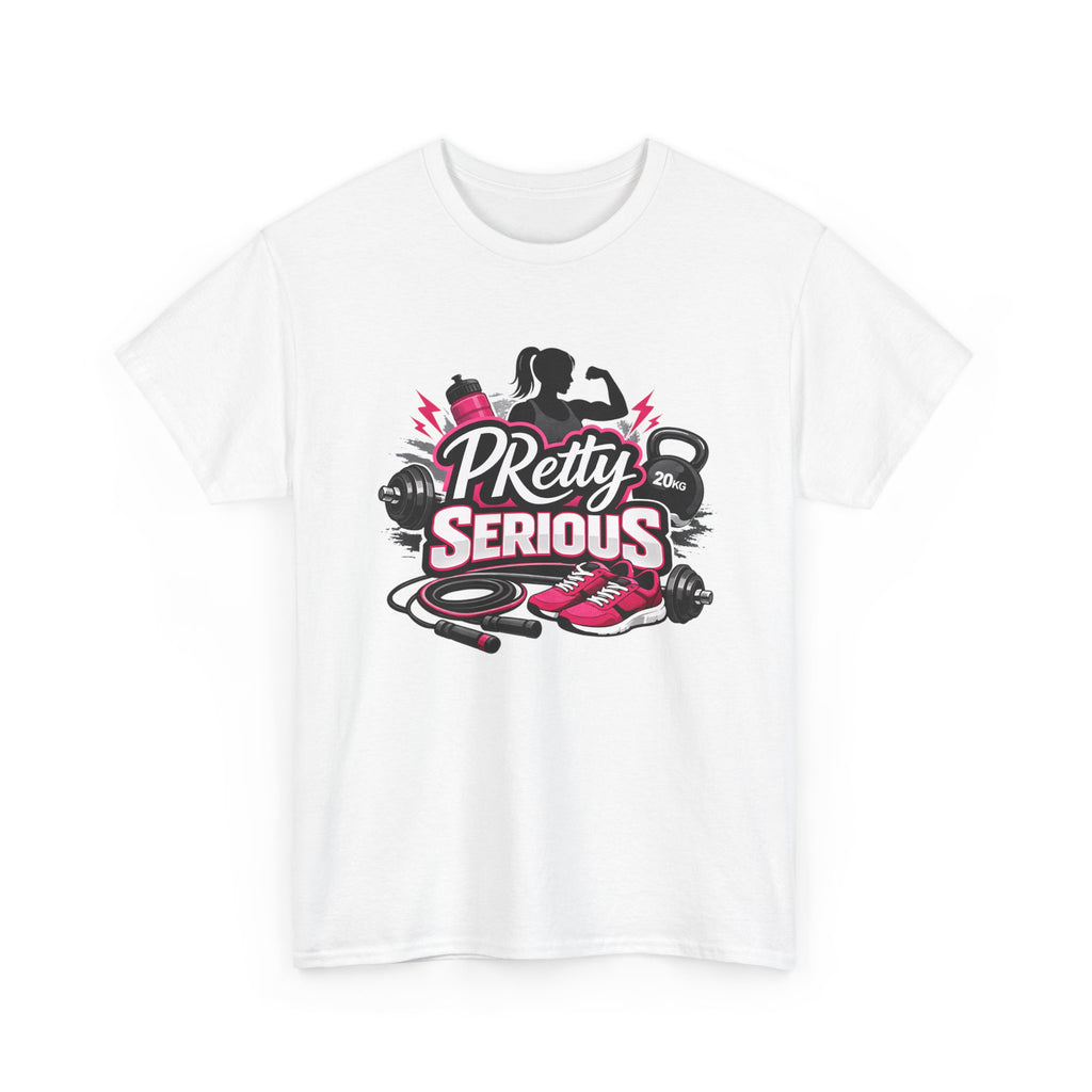PRetty Serious Workout Tee Personal Record Gym Shirt