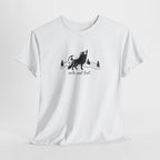 Howling Wolf T-Shirt — 'Solo, Not Lost' Mountain Graphic Tee