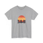 Sunset Smartphone Zombies T-Shirt — Retro Graphic Tee