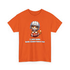 Cute Cat Football T-Shirt — "I just hope both teams have fun"