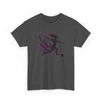 Soccer Football T-Shirt — Feminine Soccer Player Silhouette Tee