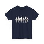 Music Band Silhouette Tee — Musicians Reflection T-Shirt