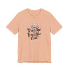 Breathe In Breathe Out T‑Shirt — Lotus Mindfulness Tee for Yoga & Relaxation