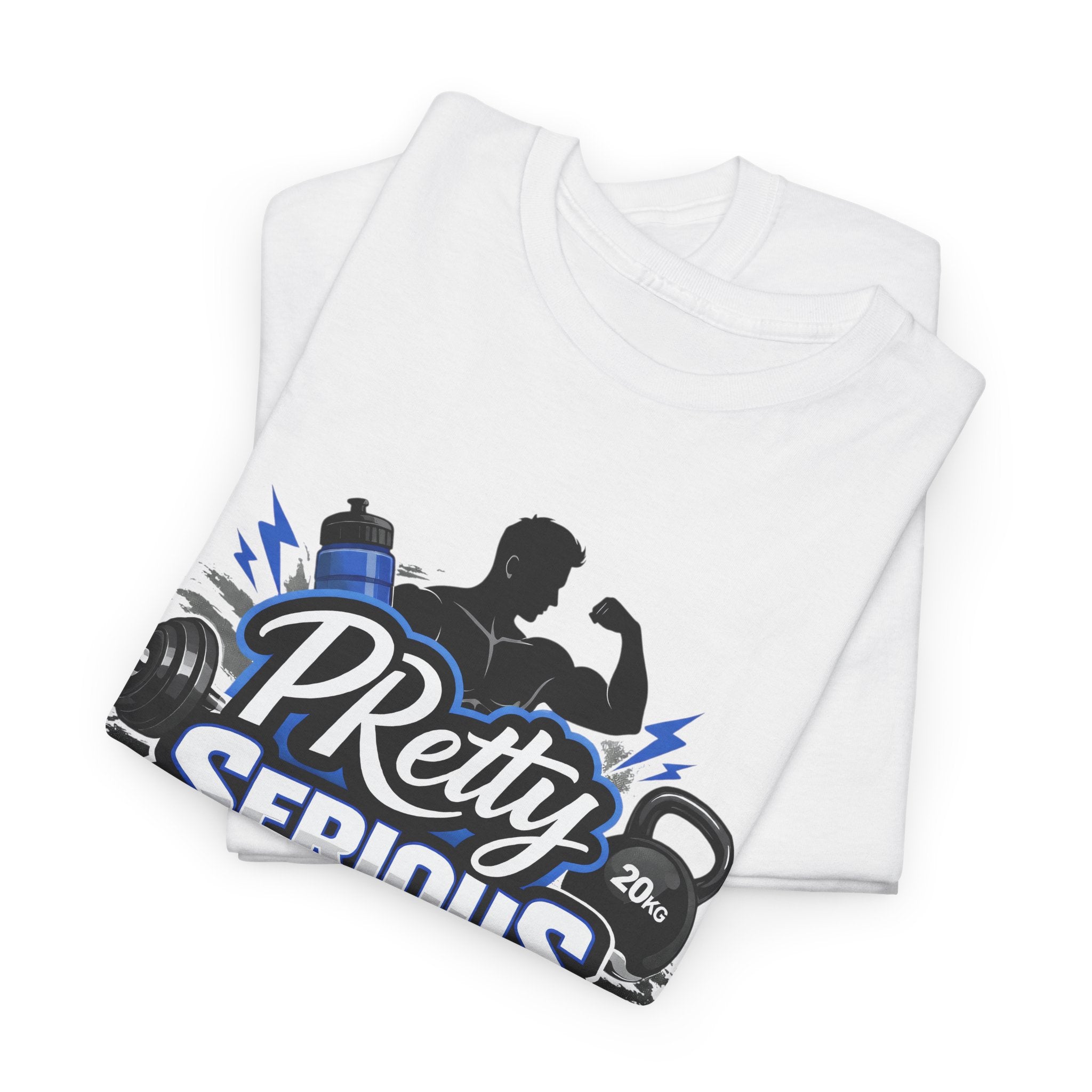 PRetty Serious Gym T‑Shirt – Personal Record Fitness Graphic Tee for Weightlifters