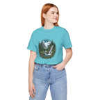 Nature Adventure T-Shirt — Mountain Waterfall Forest Graphic Tee