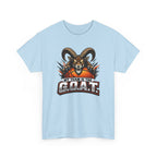 G.O.A.T. Graphic Tee — Fierce Goat Basketball Player Fan Shirt