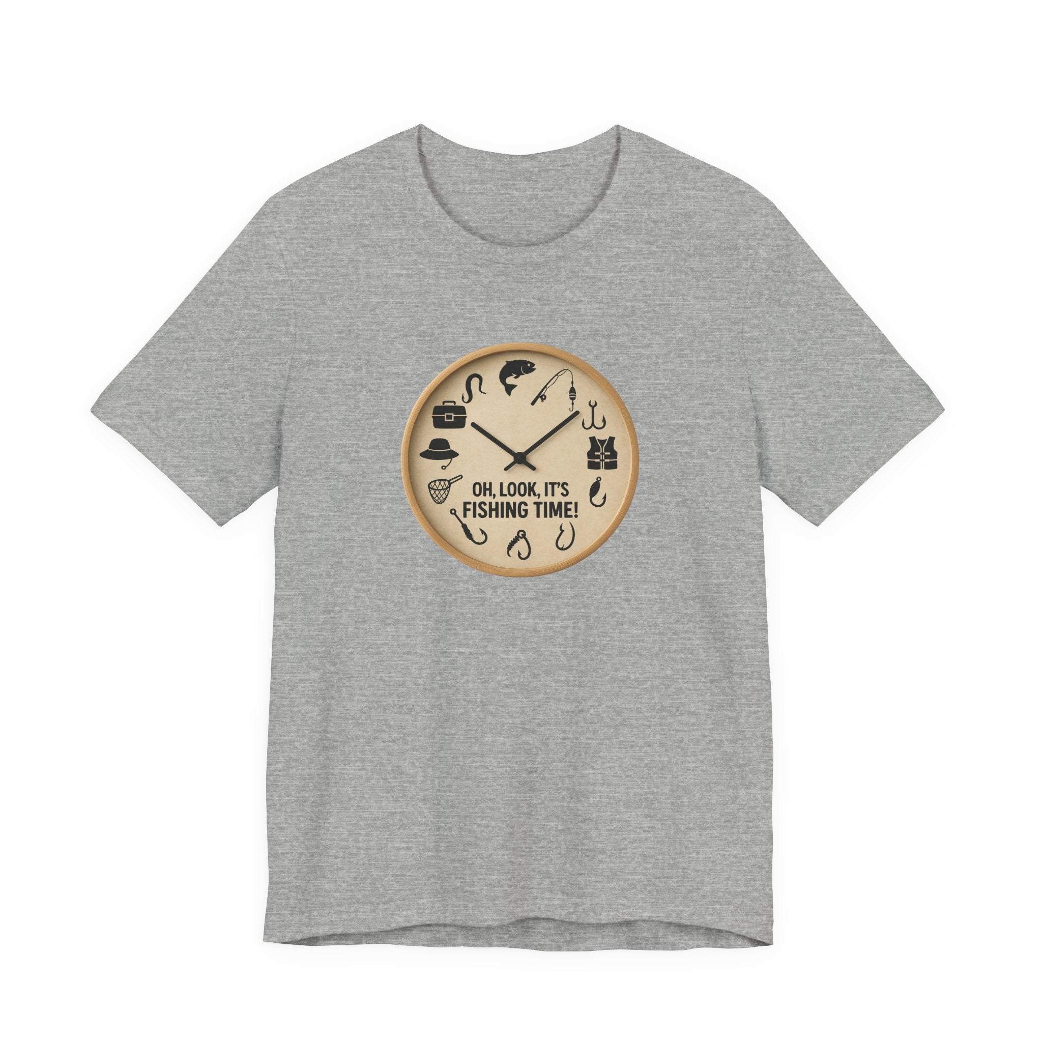 Fishing Time T-Shirt — "Oh, Look, It's Fishing Time" Graphic Tee