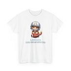 Cute Cat Football T-Shirt — "I just hope both teams have fun"