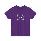 Cat Face Graphic Tee – Cute Minimalist Kitten T-Shirt