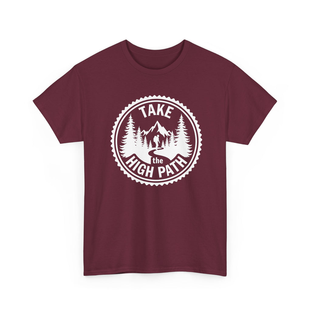 Take the High Path Mountain Hiking T-Shirt — Outdoor Adventure Tee