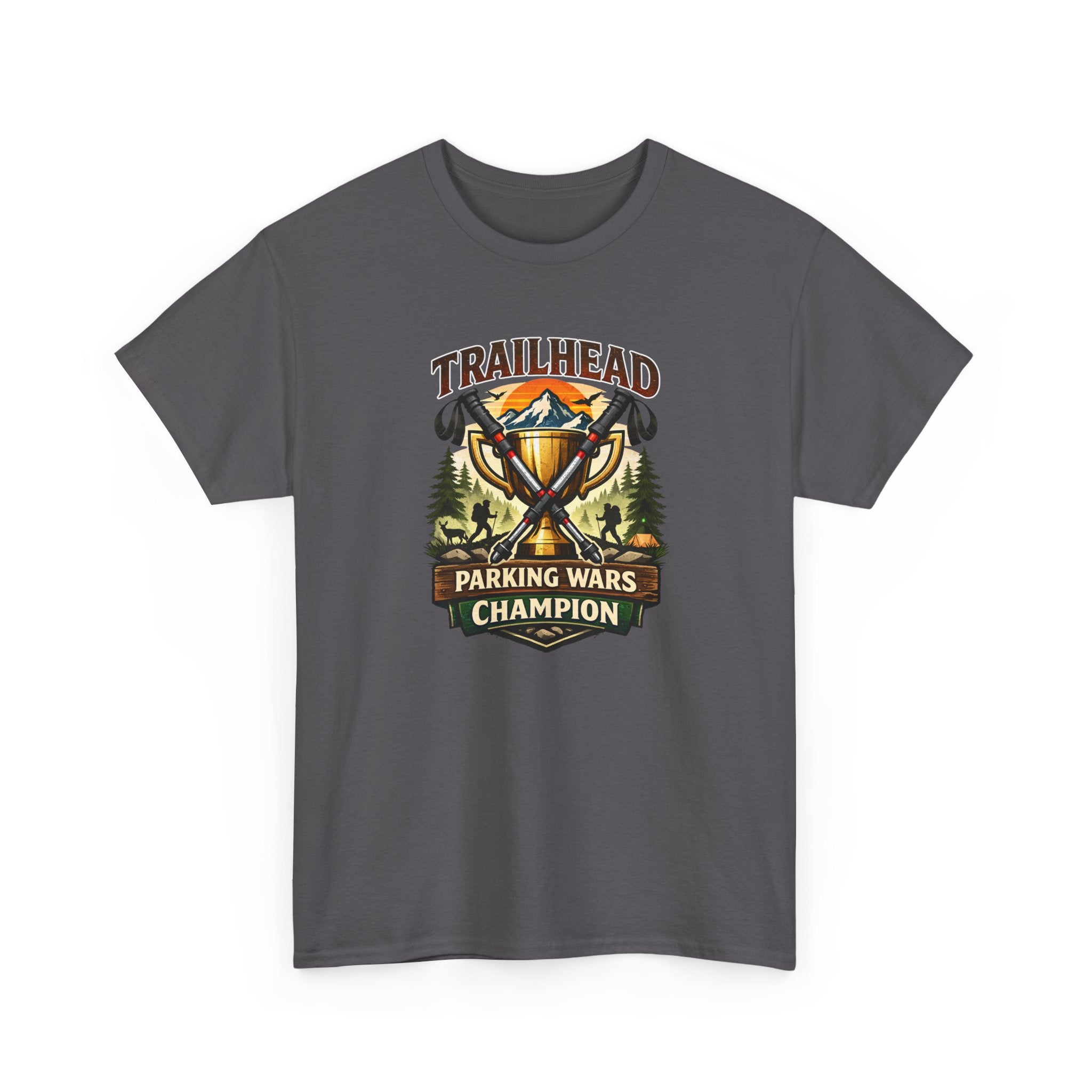 Trailhead 'Parking Wars Champion' T-Shirt — Outdoor Camping Adventure Tee