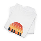 Sunset Smartphone Zombies T-Shirt — Retro Graphic Tee