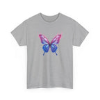 Butterfly Graphic Tee — Pink & Blue Watercolor Butterfly Shirt