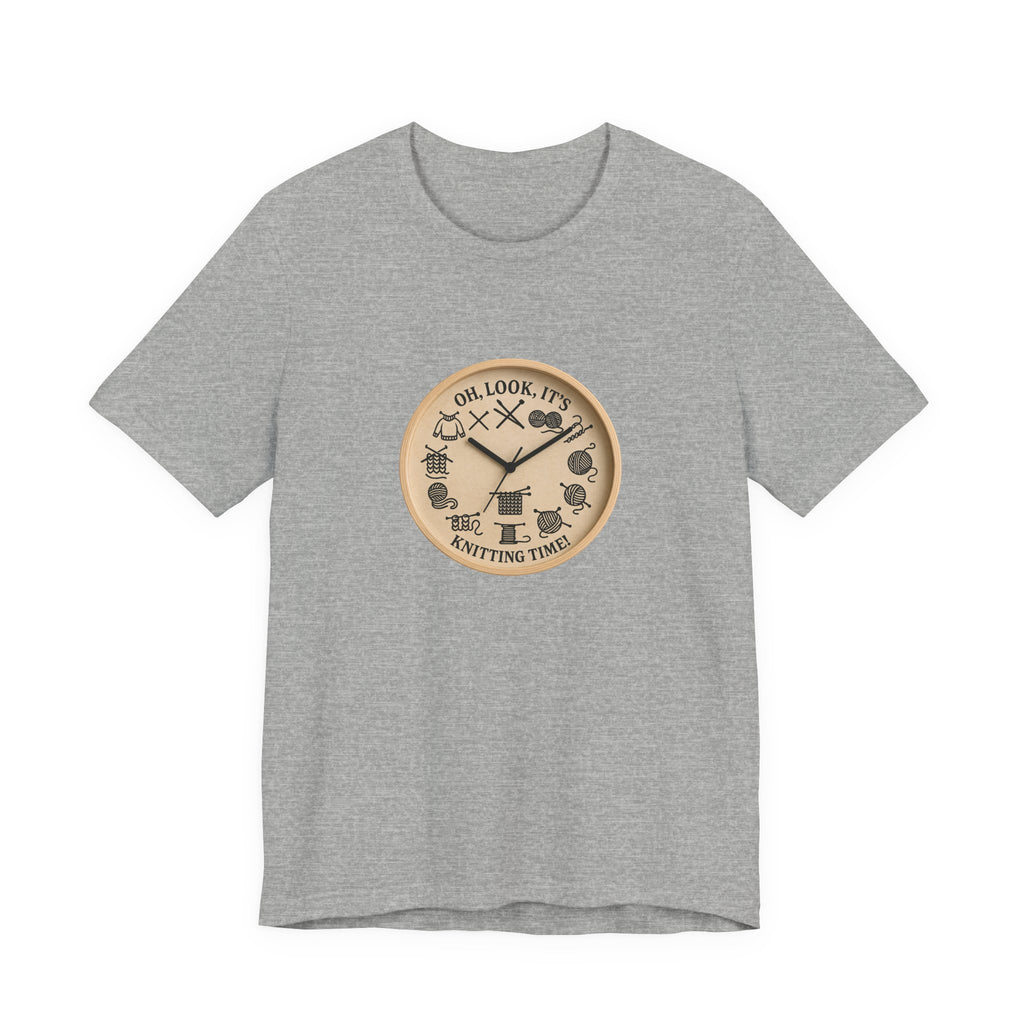 Knitting Time T-Shirt — "Oh, Look, It’s Knitting Time!" Graphic Tee