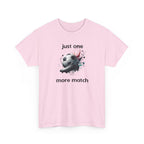 "Just One More Match" T-Shirt — Football Soccer Graphic Tee