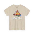 'It Looked Easier on TV' Funny Athletic Sports Fan Graphic T Shirt