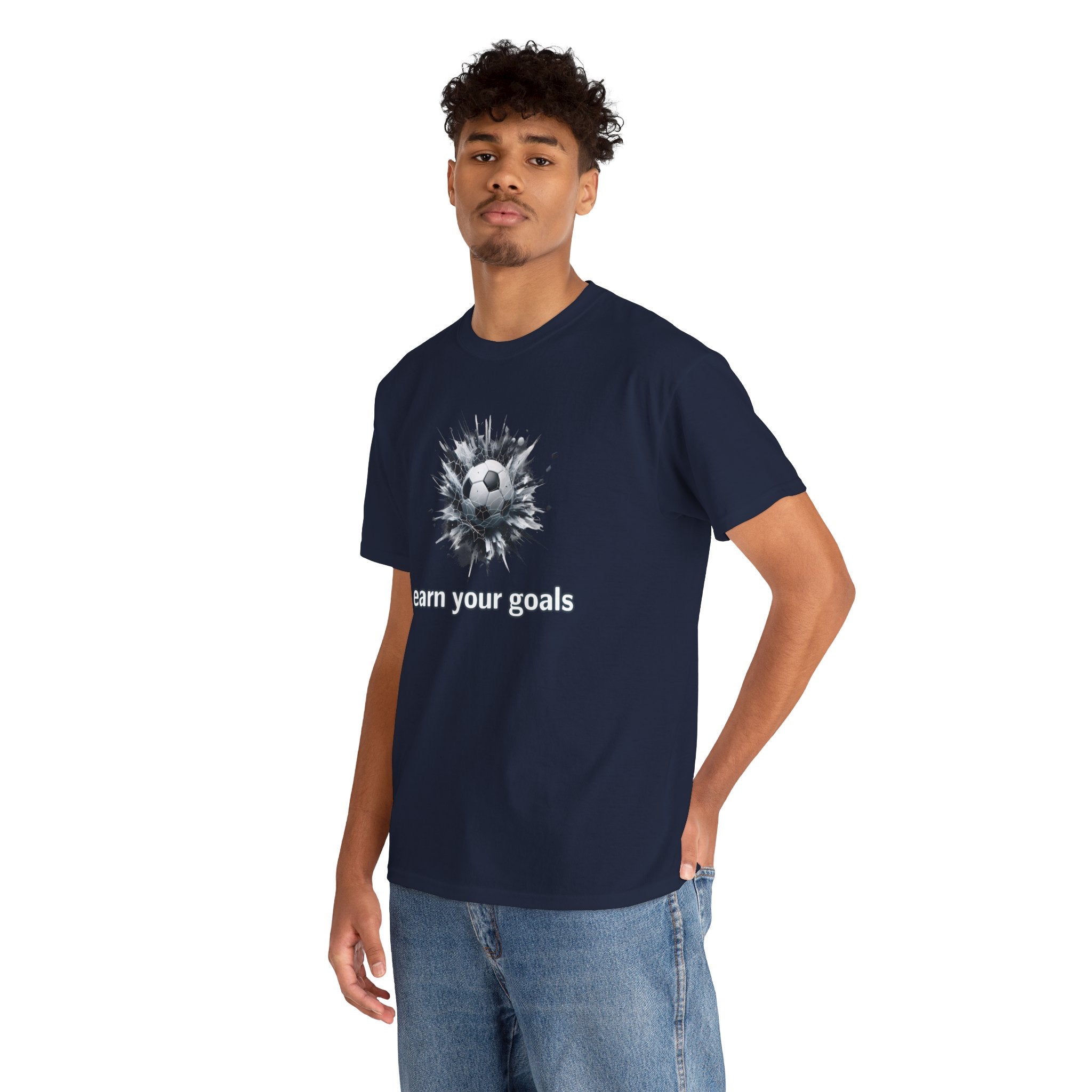 Football Soccer 'Earn Your Goals' T-Shirt