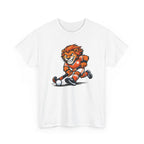 Field Hockey Lion Mascot T-Shirt — Player Cartoon Graphic Tee