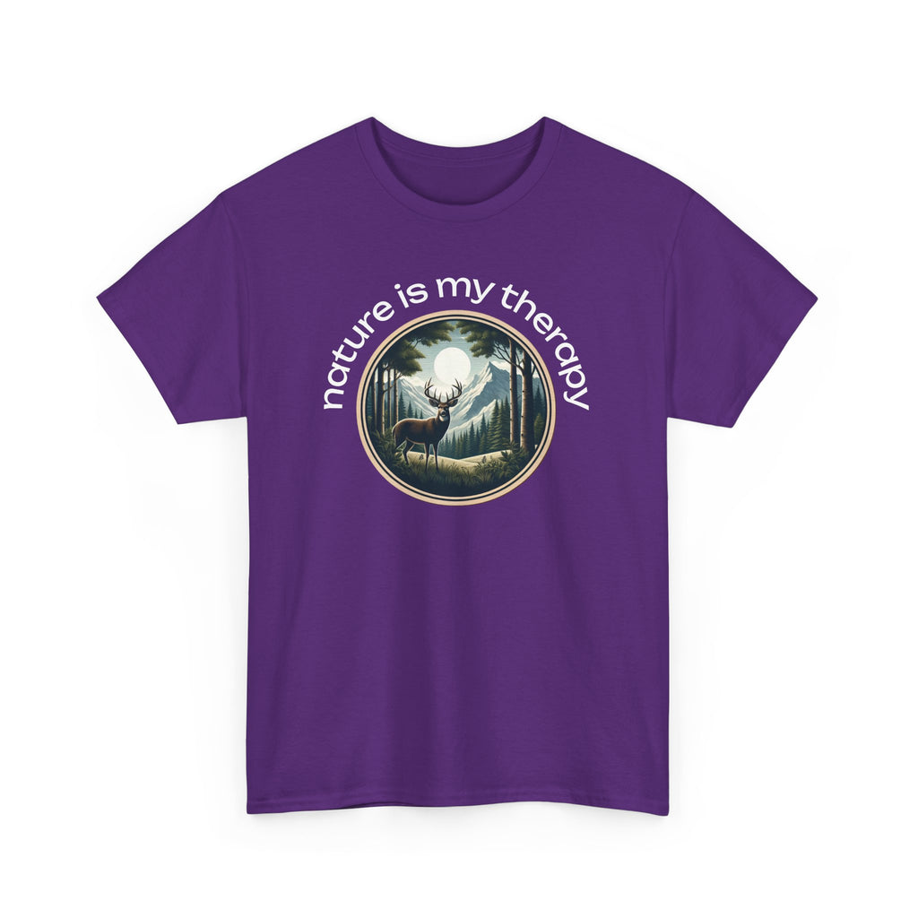 Nature Is My Therapy T-Shirt — Forest Meditation Graphic Tee