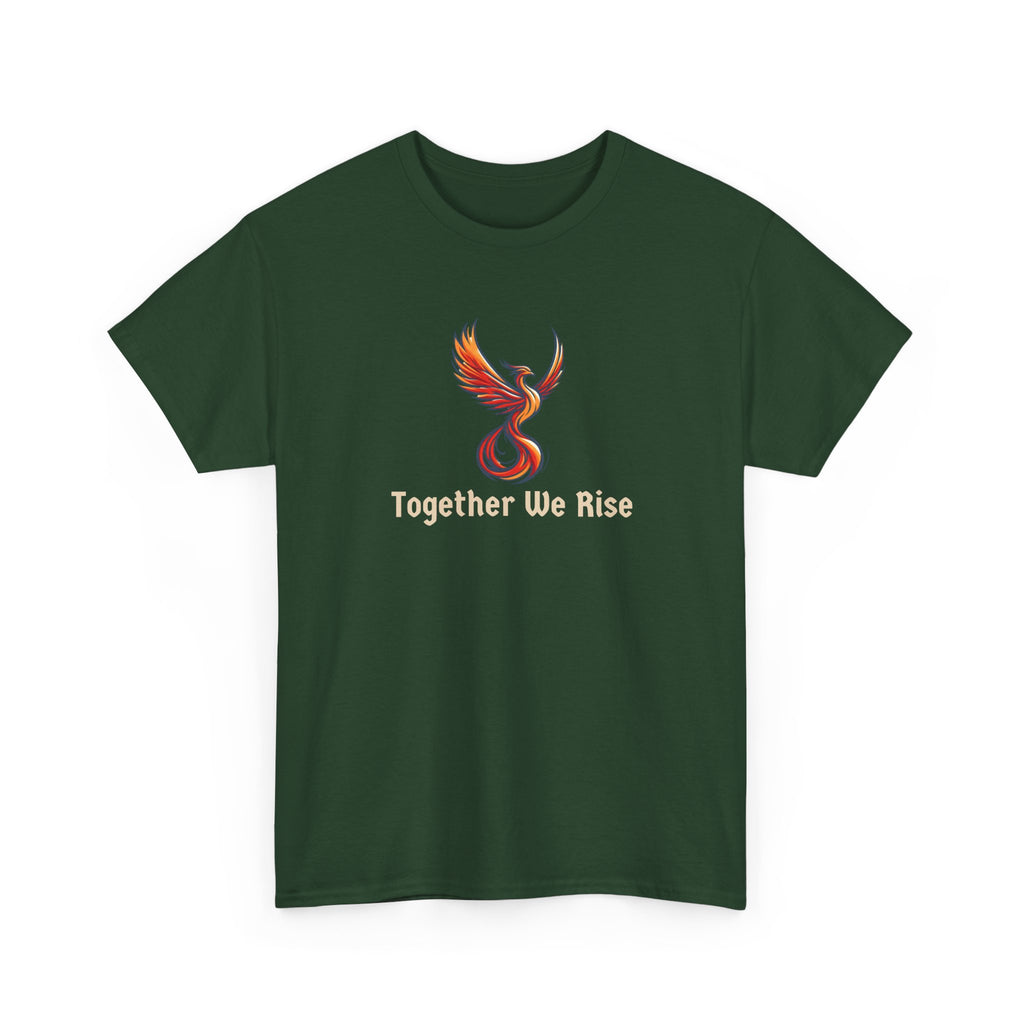 Phoenix Rising T‑Shirt — "Together We Rise" Inspirational Tee