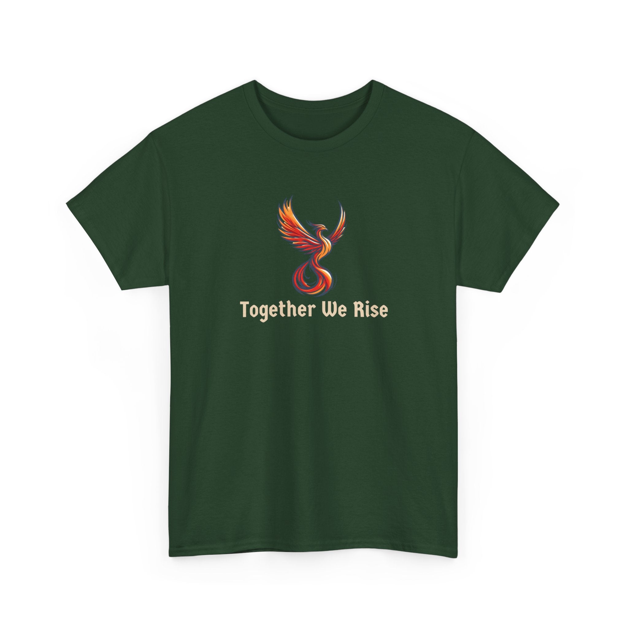 Phoenix Rising T‑Shirt — "Together We Rise" Inspirational Tee