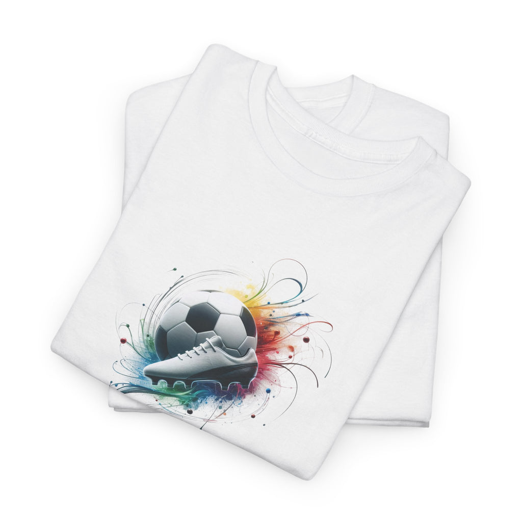 Football Is Life T-Shirt — Color Splash Soccer Ball Tee