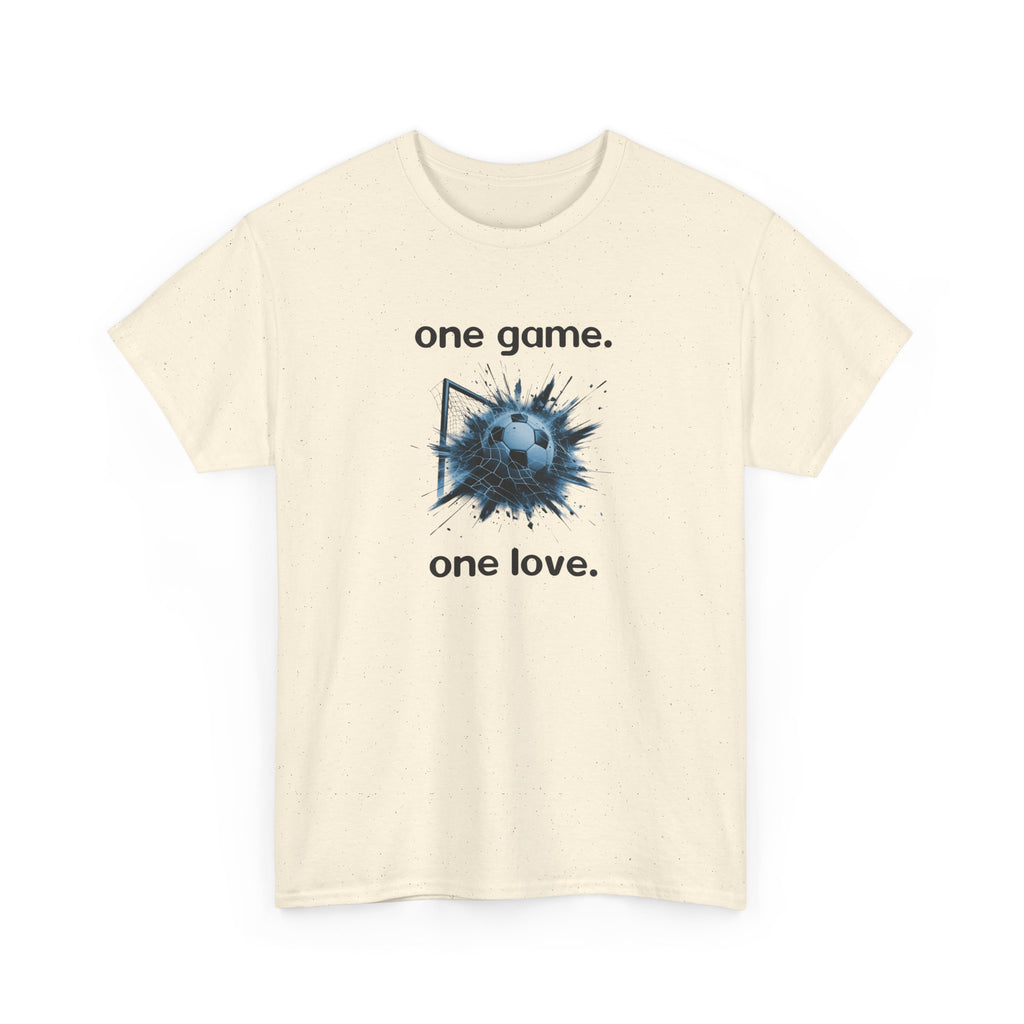 One Game. One Love. T-Shirt — Football Soccer Graphic Tee
