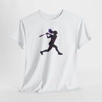Baseball Batter Silhouette Tee — Women's Baseball Softball T‑Shirt