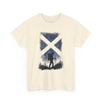 Hiker Scotland Flag T-Shirt — Scottish Hiking Graphic Tee