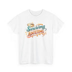 Surviving Adulting T-Shirt — Funny Retro Coffee Graphic Tee for Adults