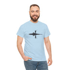 Guitarist Silhouette T-Shirt — Water Reflection Musician Tee