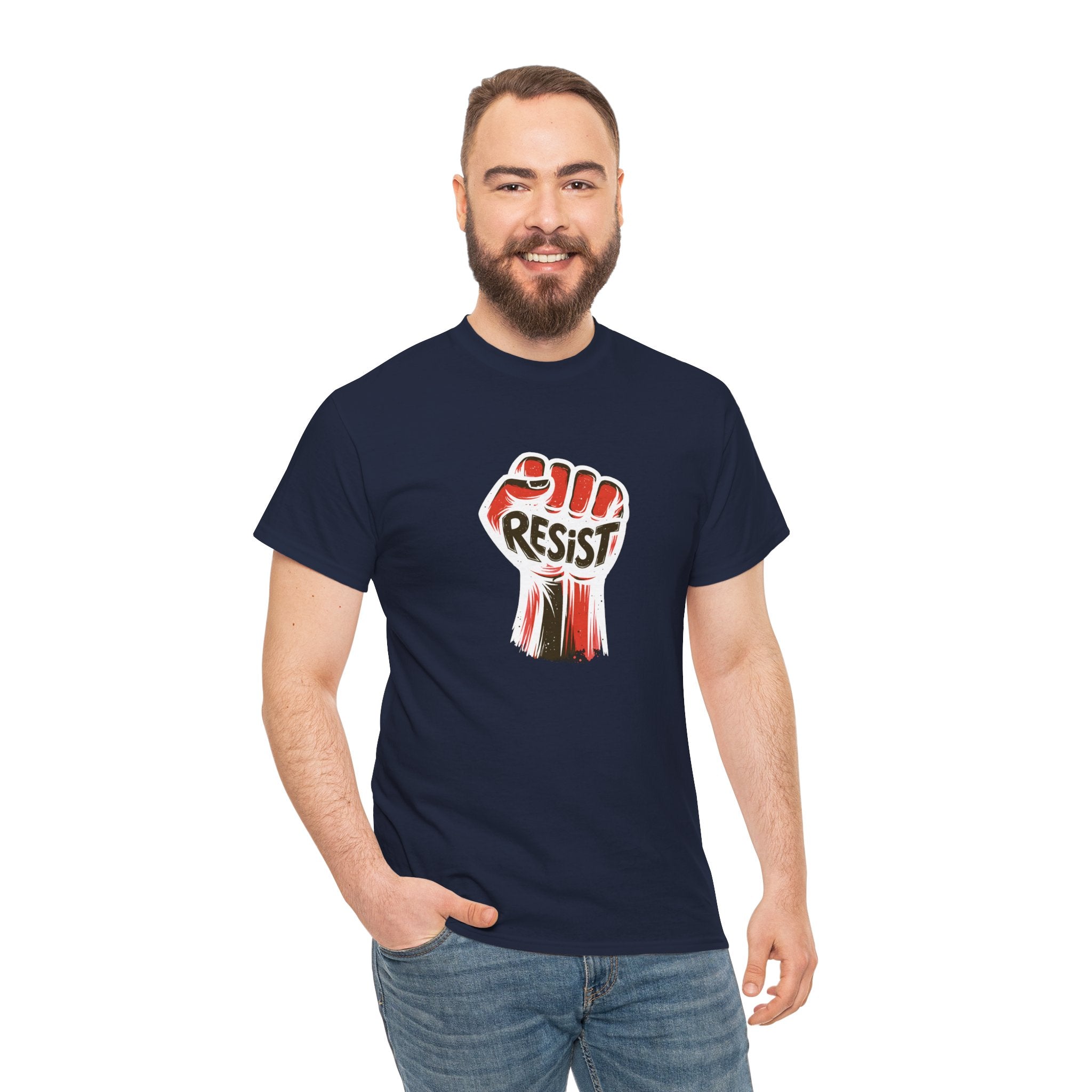 Resist Fist T‑Shirt — Bold Protest Graphic Tee