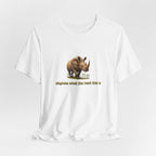 Elephant Rhino Graphic Tee — "elephino what the heck this is" Funny Wildlife T-Shirt